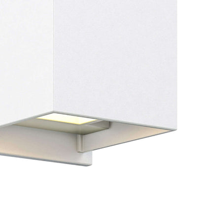 Cubix Square Outdoor LED Wall Light in Detail.