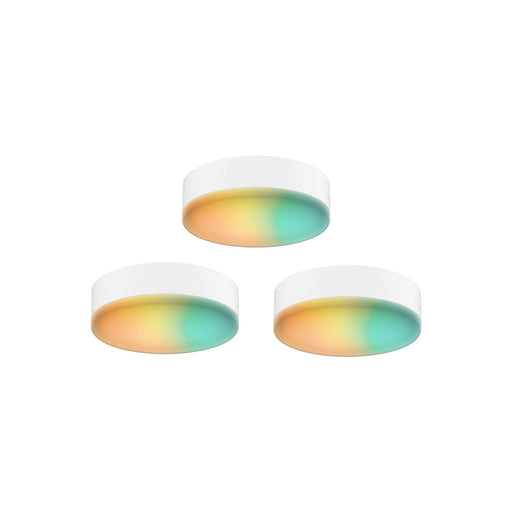 DALS Connect Smart RGB+CCT LED Under Cabinet Puck Light (3-Puck).