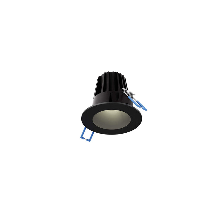 Element Indoor/Outdoor LED Recessed Light in Black (Small/Round).