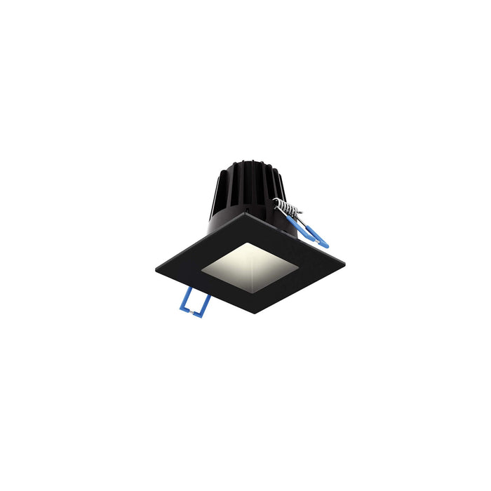 Element Indoor/Outdoor LED Recessed Light in Black (Small/Square).