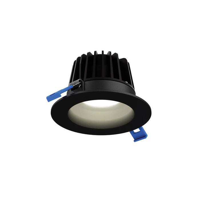 Element Indoor/Outdoor LED Recessed Light in Black (Large/Round).