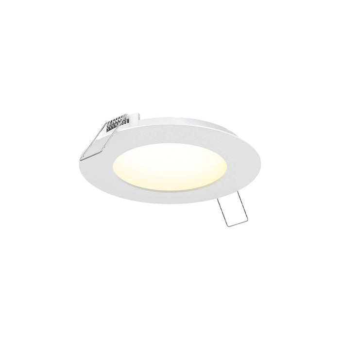 Excel CCT LED Recessed Panel Light in White (Round/Small).
