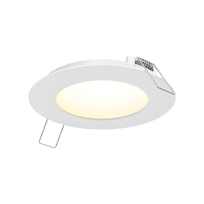 Excel CCT LED Recessed Panel Light in White (Round/Large).