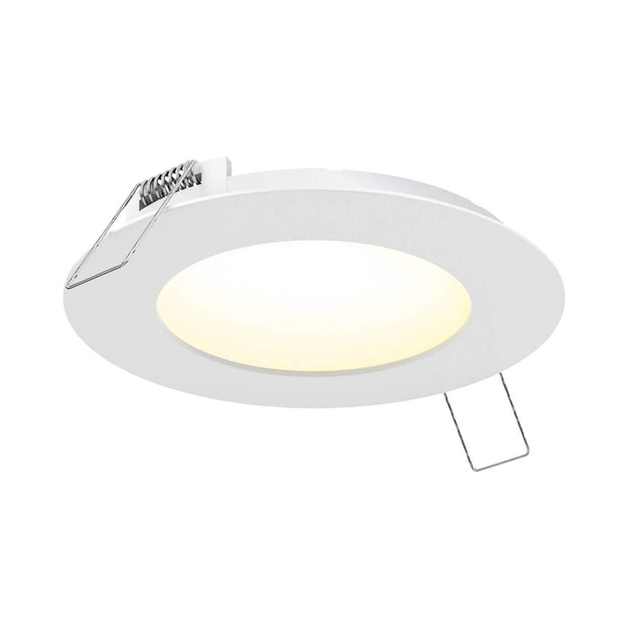 Excel CCT LED Recessed Panel Light in White (Round/X-Large).