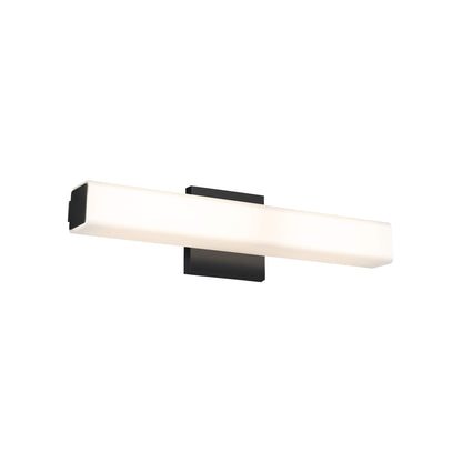 Nobel One LED Vanity Light in Black (Small).