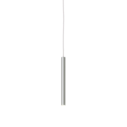 Nova LED Pendant Light in Sand Blasted Aluminum.