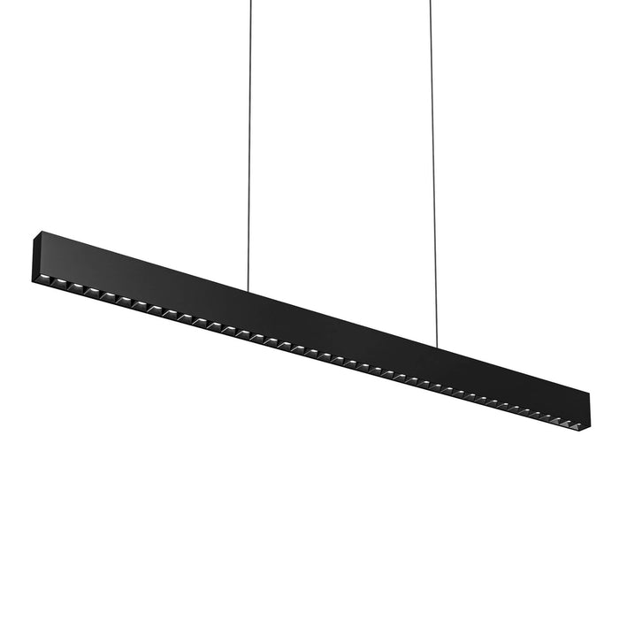 Pinpoint LED Linear Pendant Light in Black.