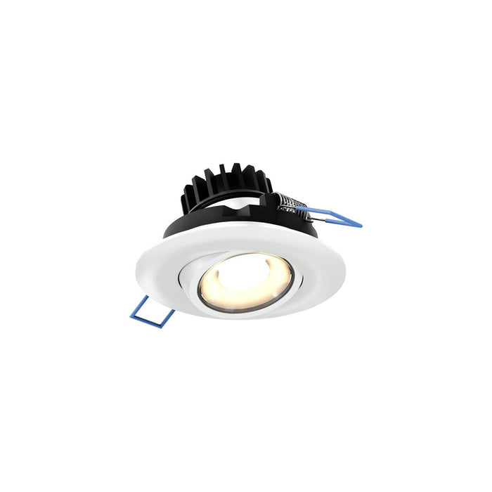 Scope LED Gimble Recessed Light in White (Small/8W).