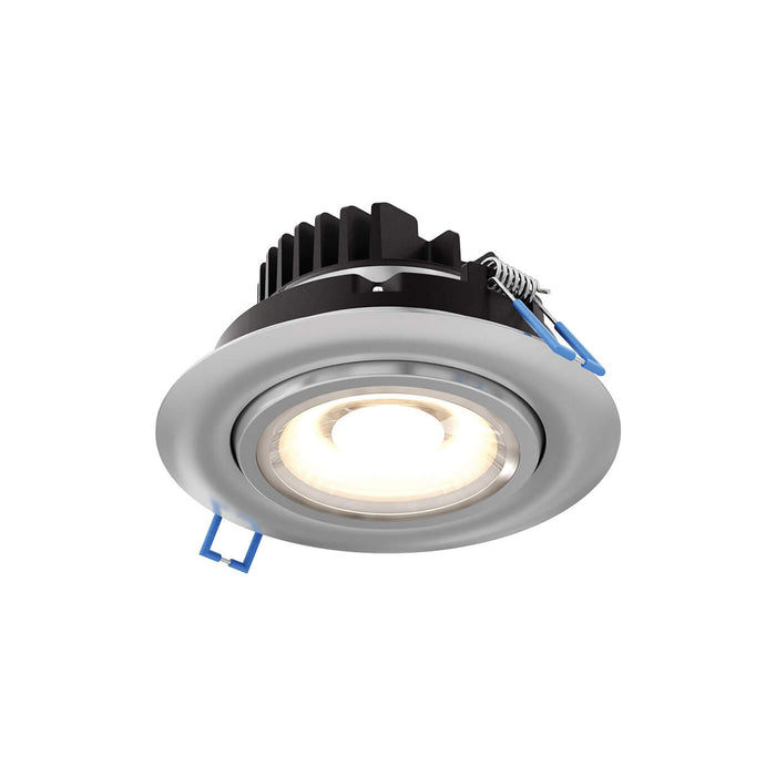 Scope LED Gimble Recessed Light in Satin Nickel (Large/11W).