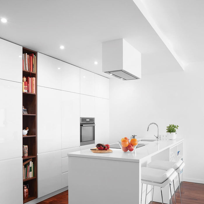 Scope LED Gimble Recessed Light in kitchen.