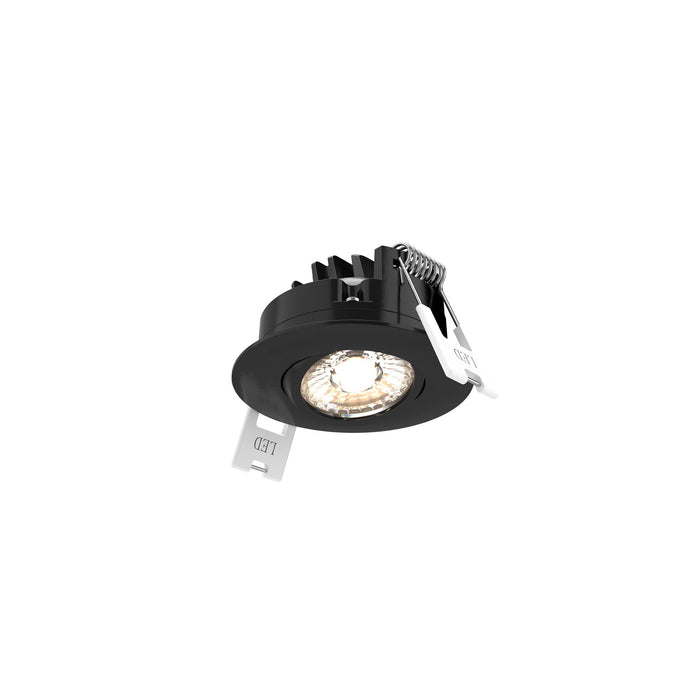 Scope LED Gimble Recessed Light in Black (X-Small/8W).