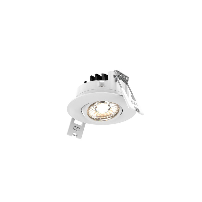 Scope LED Gimble Recessed Light in White (X-Small/8W).