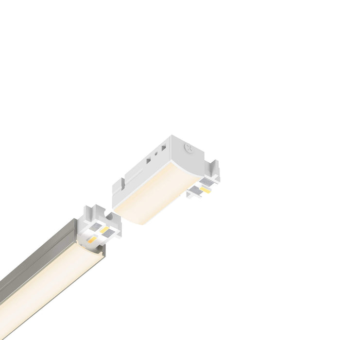 Linu LED Ultra Slim Linear Connector in L-Left Connector.