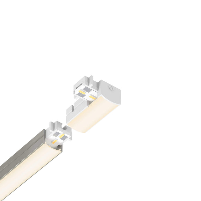 Linu LED Ultra Slim Linear Connector in L-Right Connector.