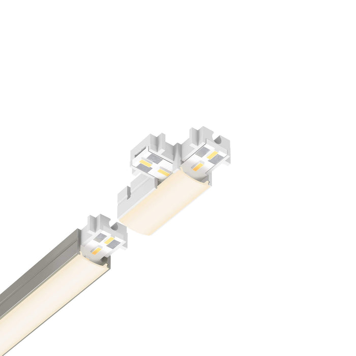 Linu LED Ultra Slim Linear Connector in T-Right Connector.
