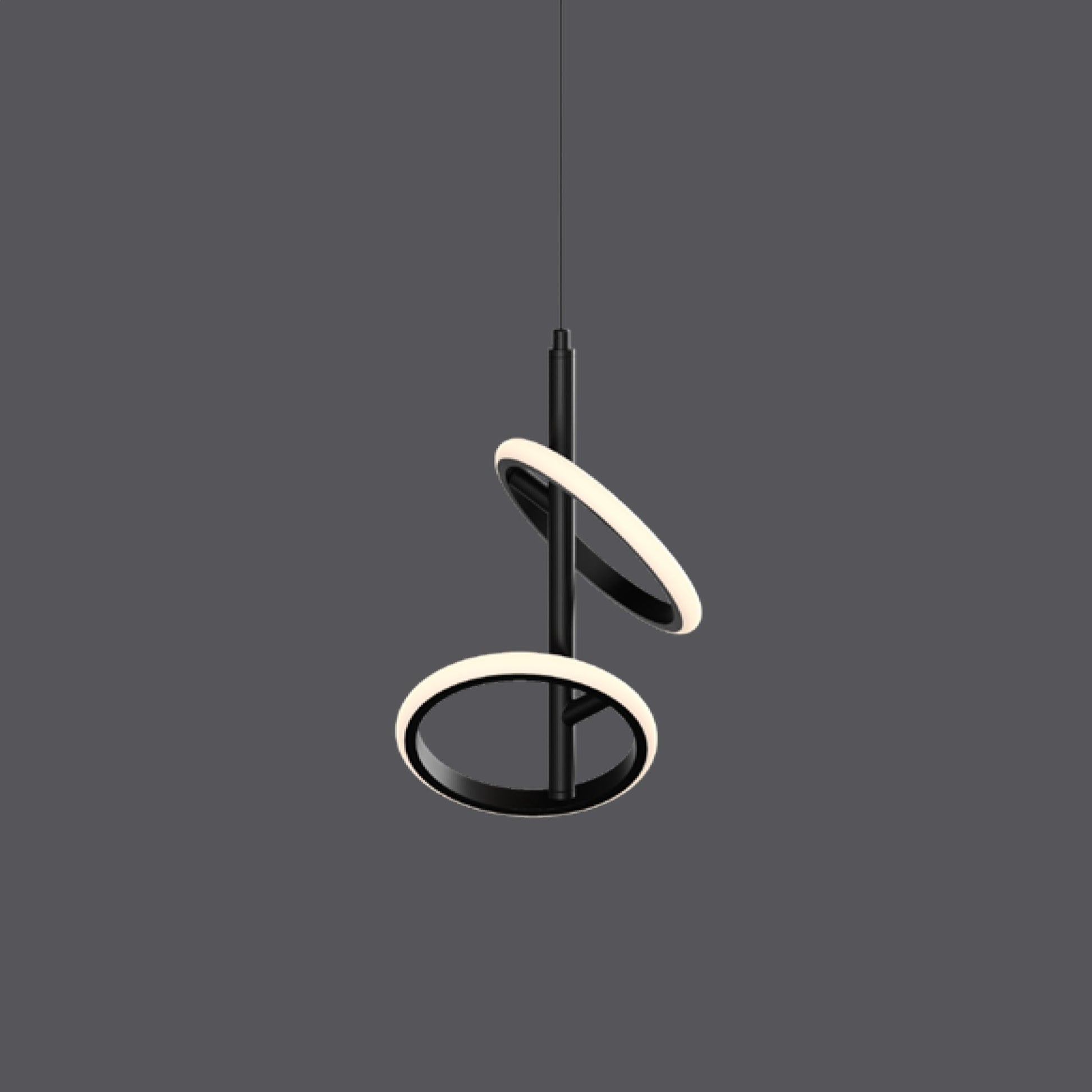 Olympia 2-Ring LED Pendant Light in Detail.