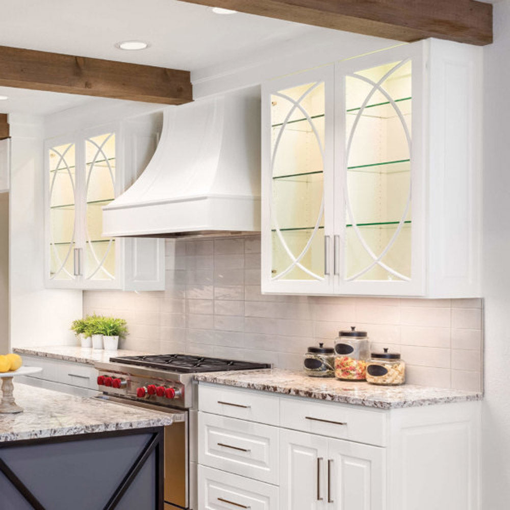 Proled Hardwired Linear Undercabinet Lighting in kitchen.