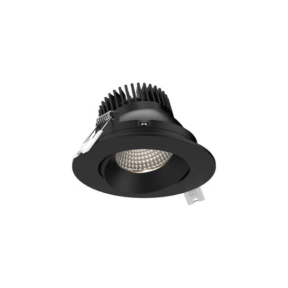 Revolve LED Recessed Down Light in Black (1-Light/2.3-Inch).