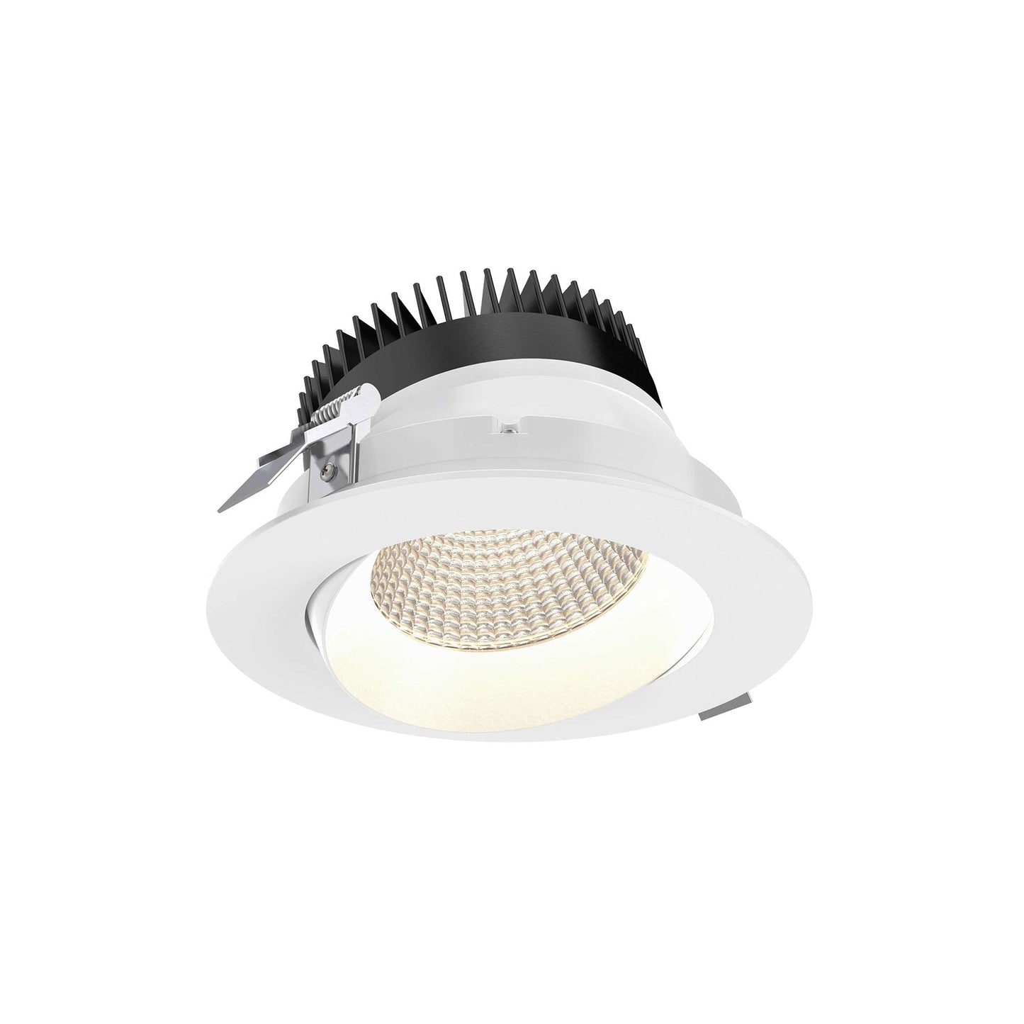 Revolve LED Recessed Down Light in White (1-Light/5.8-Inch).