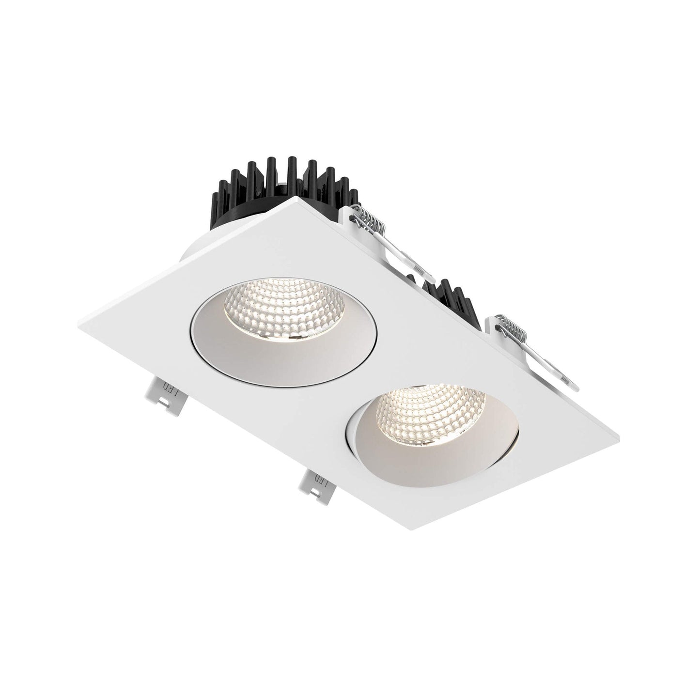 Revolve LED Recessed Down Light in White (2-Light/7.7-Inch).