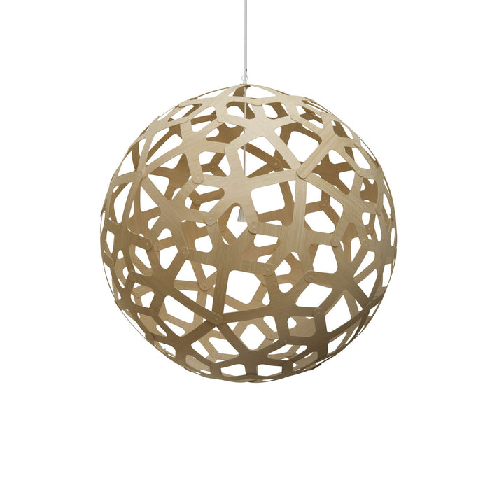 Coral Pendant Light in Bamboo/Bamboo (X-Large).