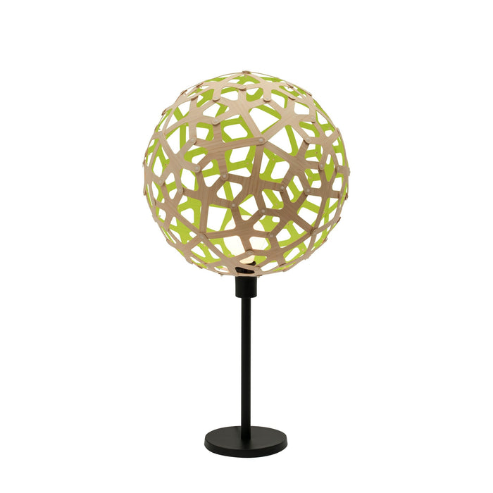 Coral Table Lamp in Bamboo/Lime.