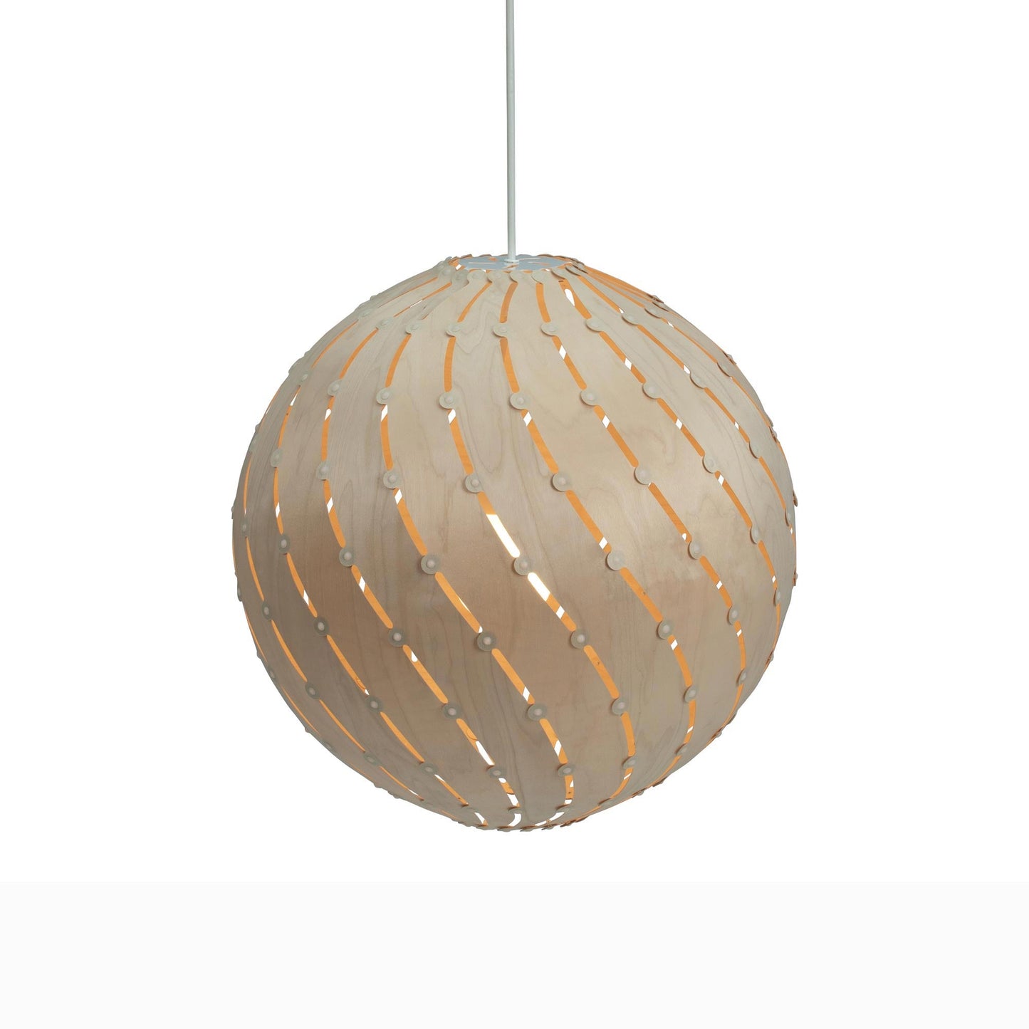 Ebb LED Bounce Pendant Light in Bamboo.