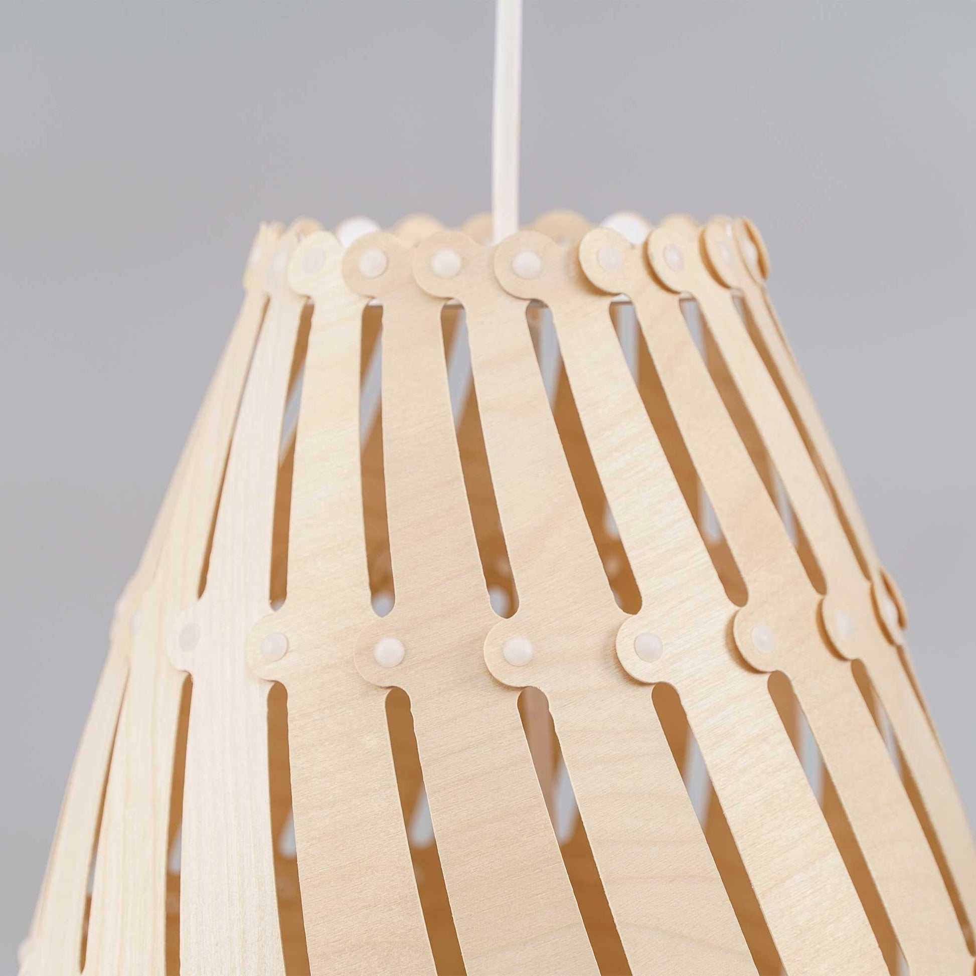 Ebb LED Roll Pendant Light in Detail.