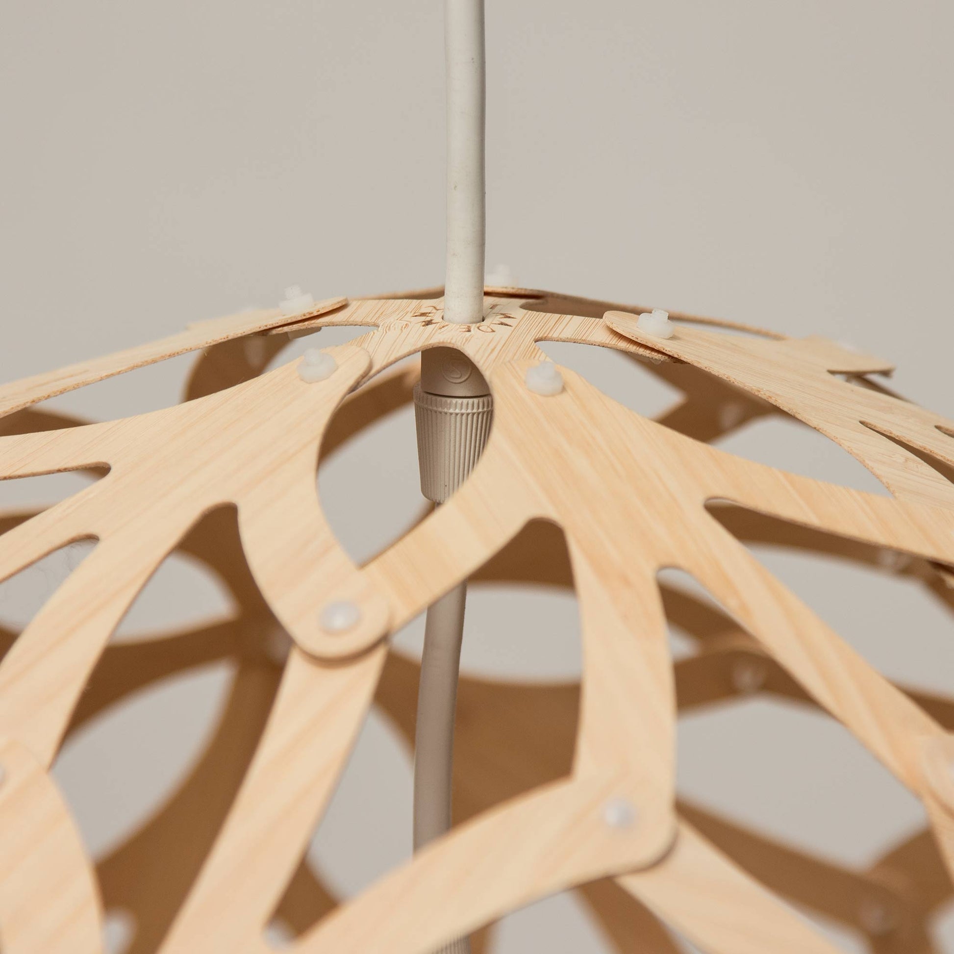 Floral Pendant Light in Detail.