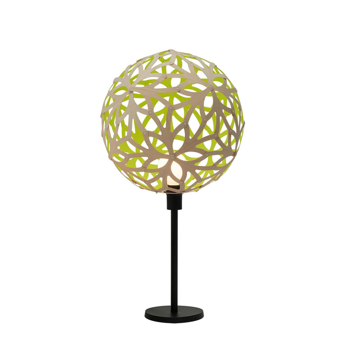 Floral Table Lamp in Bamboo/Lime.