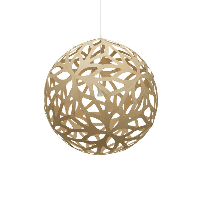 Floral XL Pendant Light in Bamboo/Bamboo (Small).
