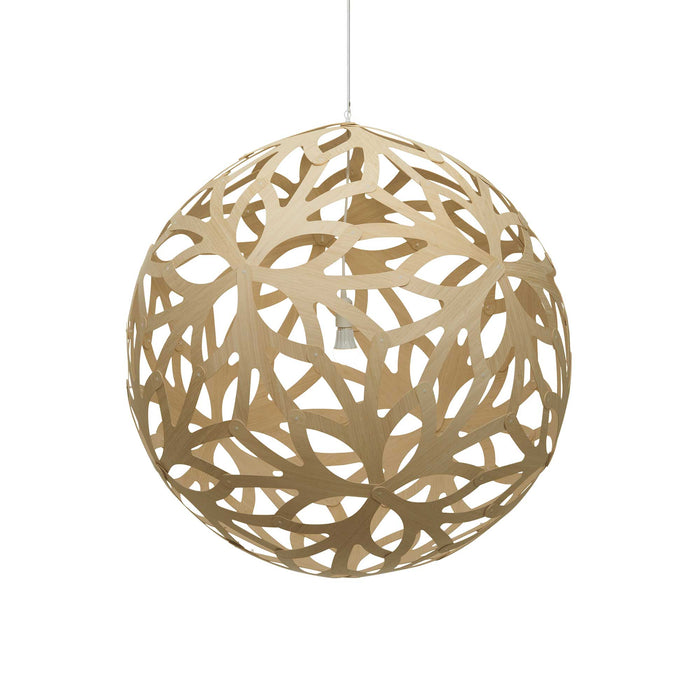 Floral XL Pendant Light in Bamboo/Bamboo (47-Inch).