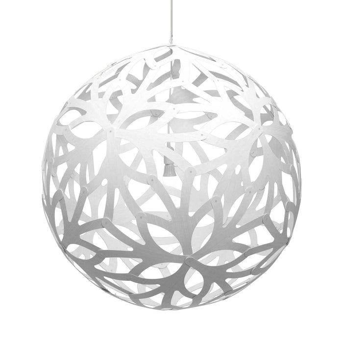 Floral XL Pendant Light in White/White (Large).