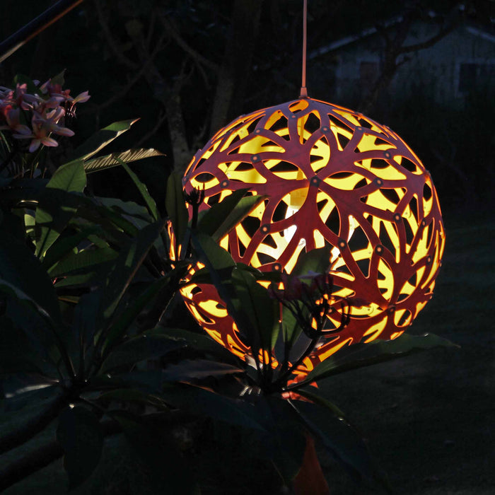 Floral XL Pendant Light in Outside Area.