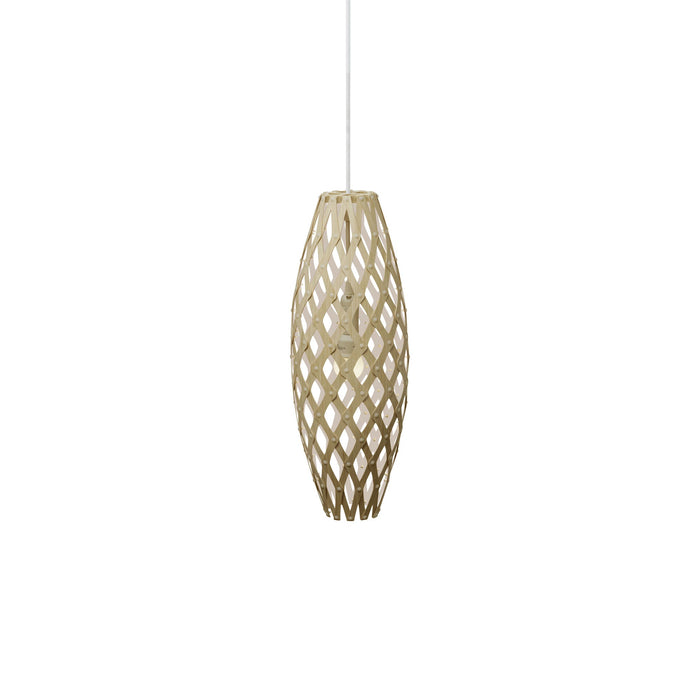 Hinaki Pendant Light in Bamboo/White (Small).