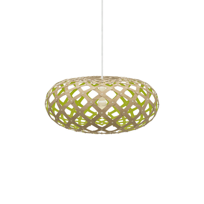 Kina Pendant Light in Bamboo/Lime (Small).