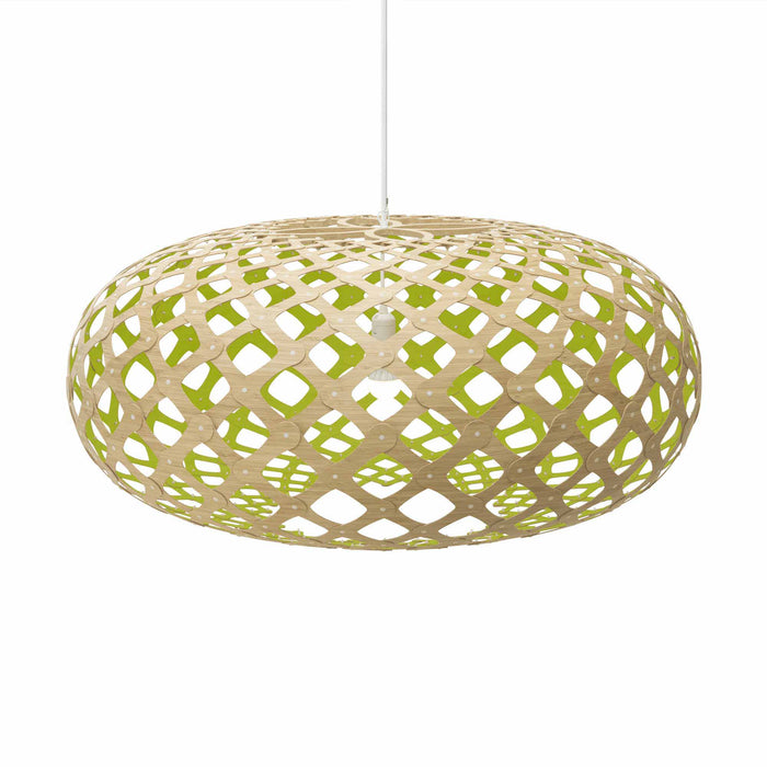 Kina Pendant Light in Bamboo/Lime (X-Large).