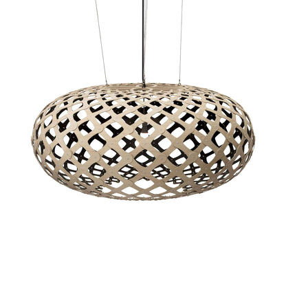 Kina XL Pendant Light in Bamboo/Black.