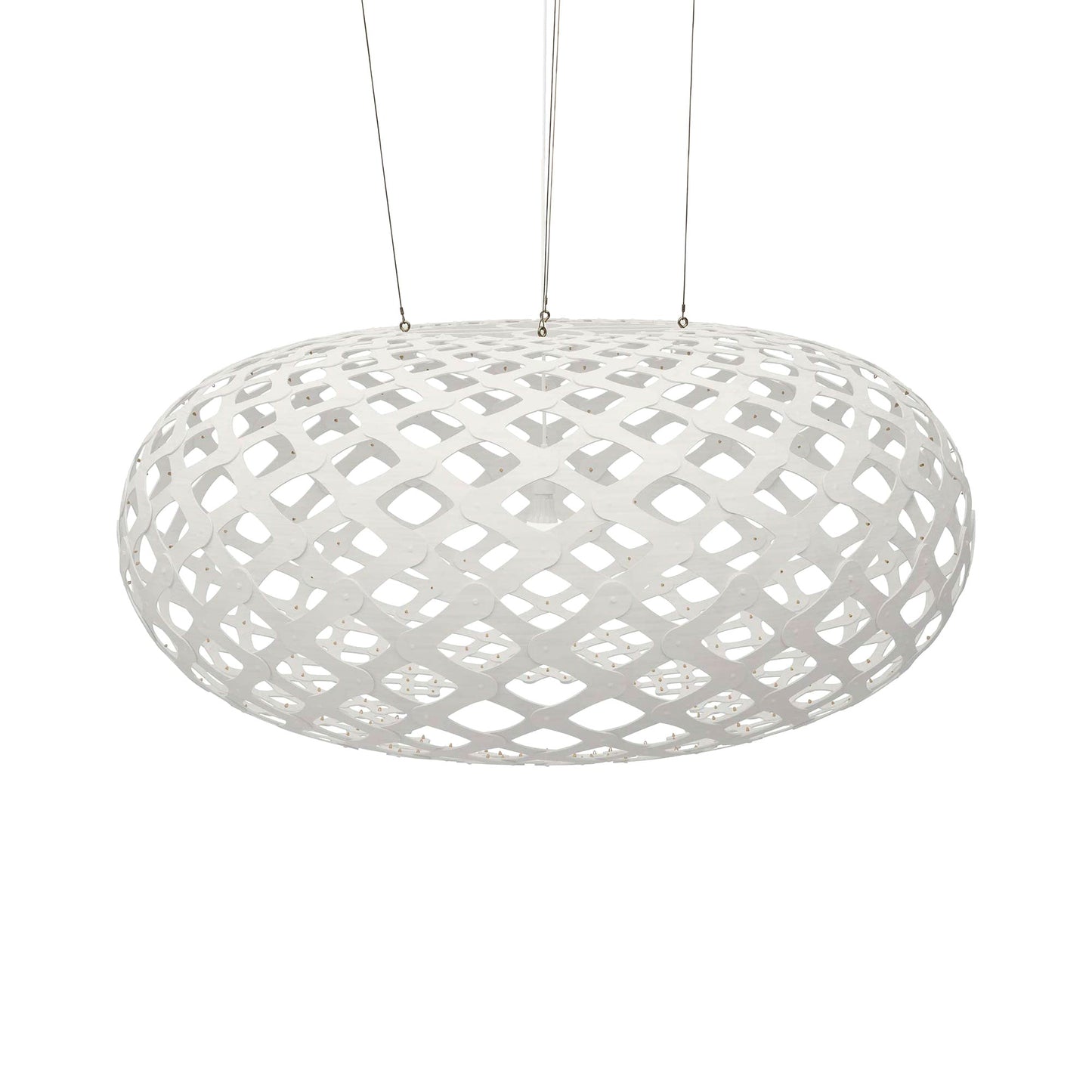 Kina XL Pendant Light in White/White.