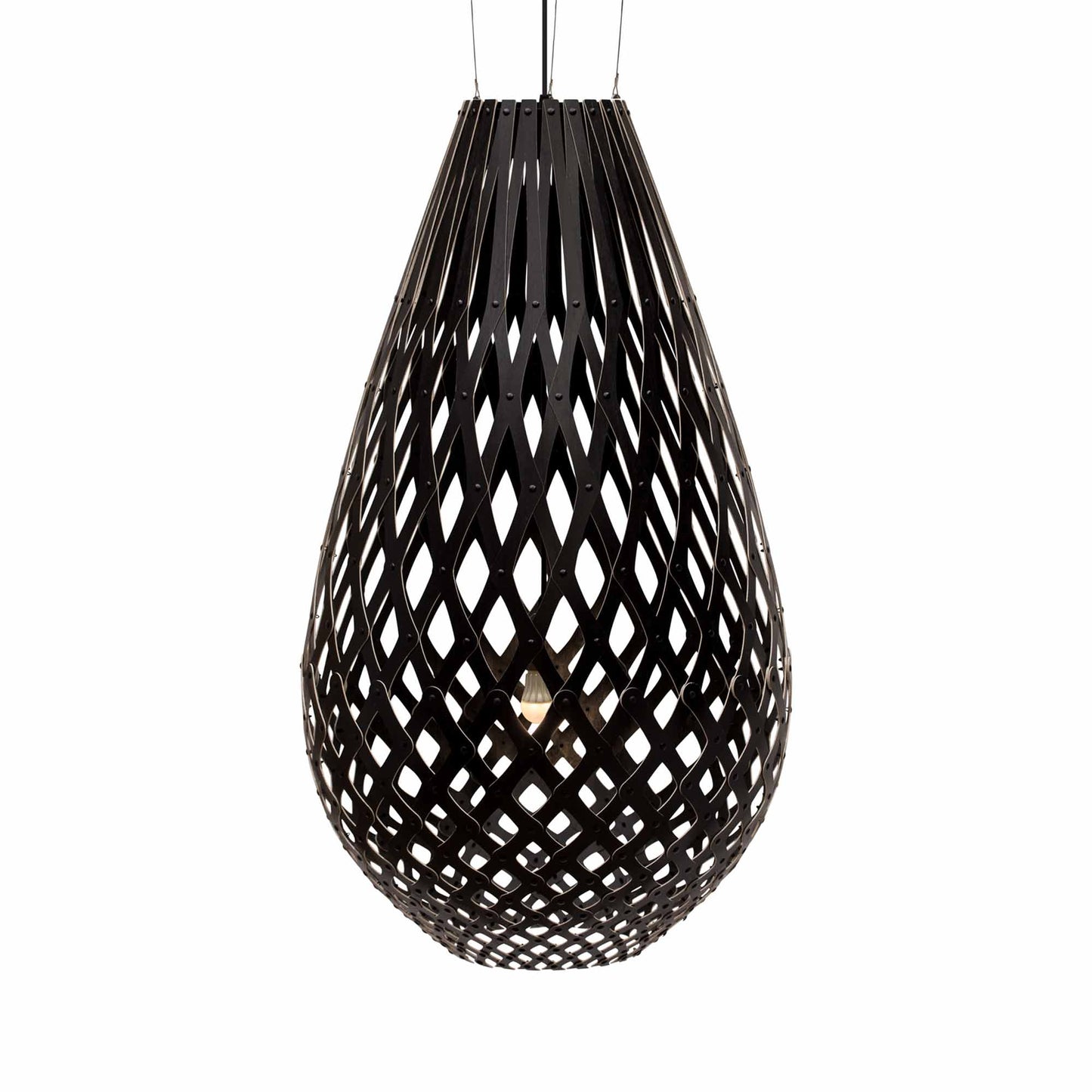 Koura XL Pendant Light in Black/Black (Small).