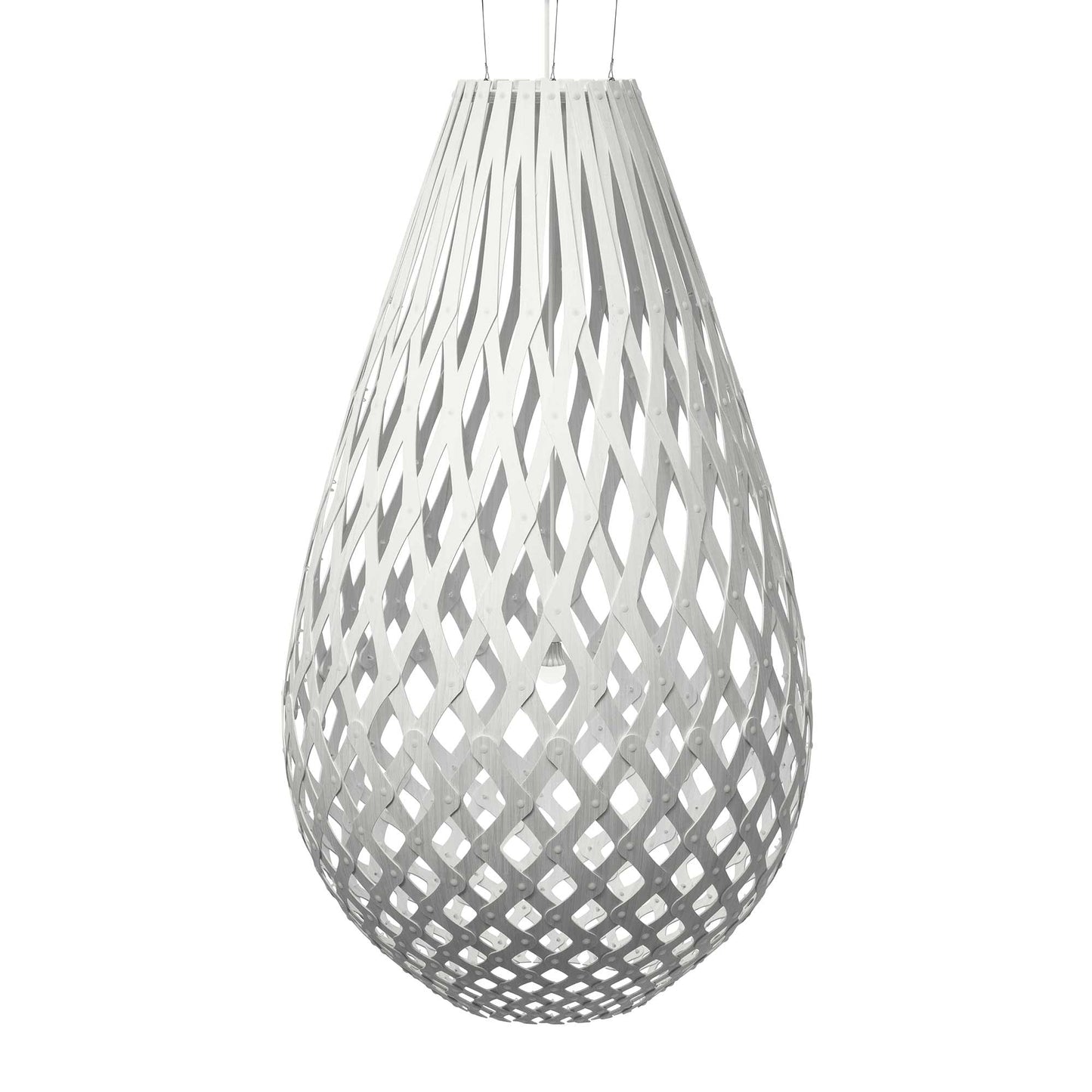 Koura XL Pendant Light in White/White (Medium).