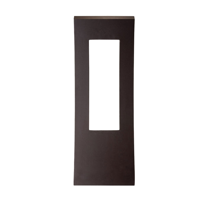 Dawn Outdoor LED Wall Light in Large/Bronze.