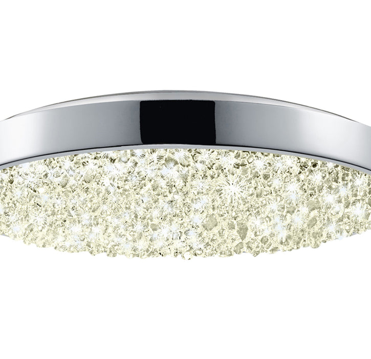 Dazzle Round LED Flush Mount Ceiling Light in Detail.
