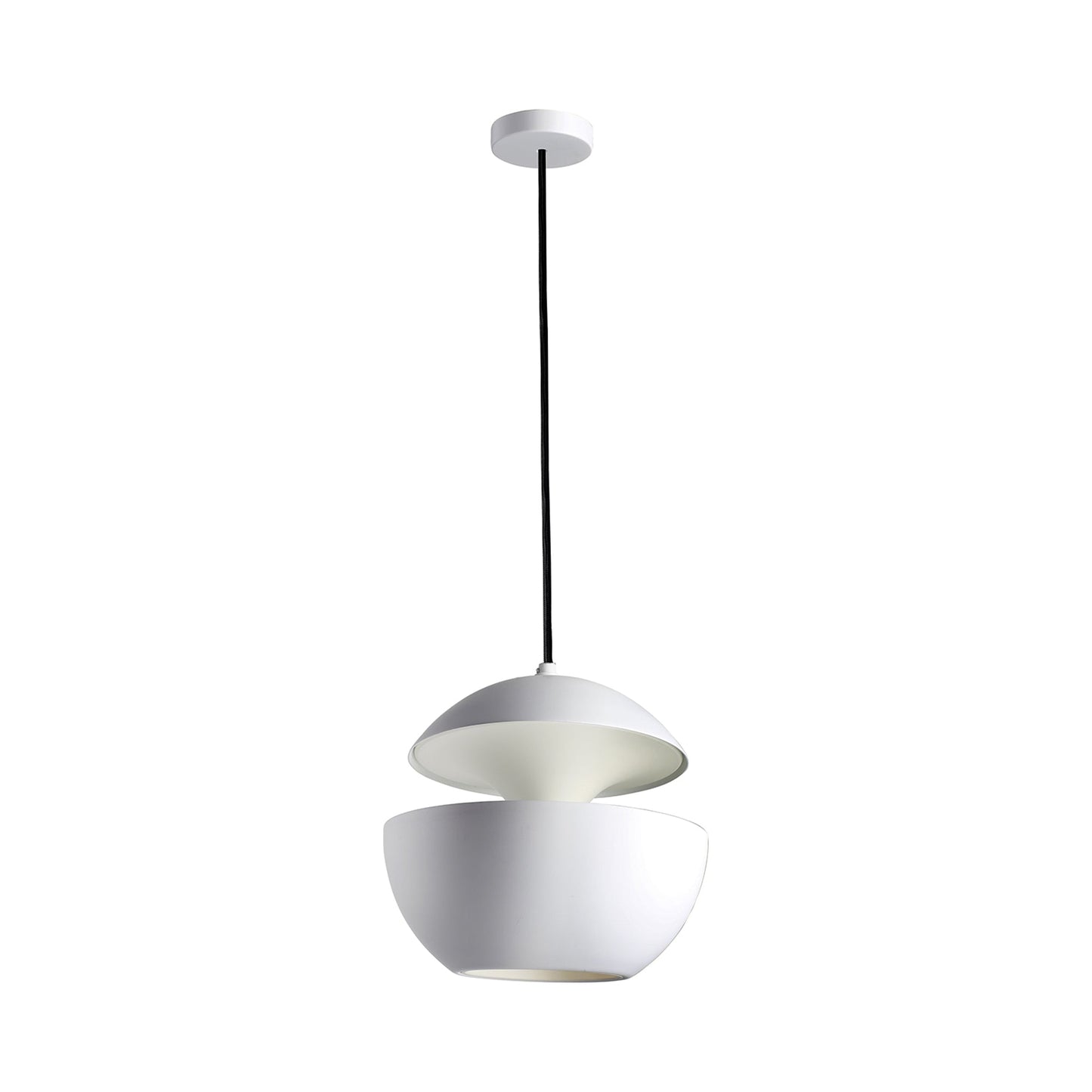 Here Comes the Sun LED Pendant Light in White/White (Medium).