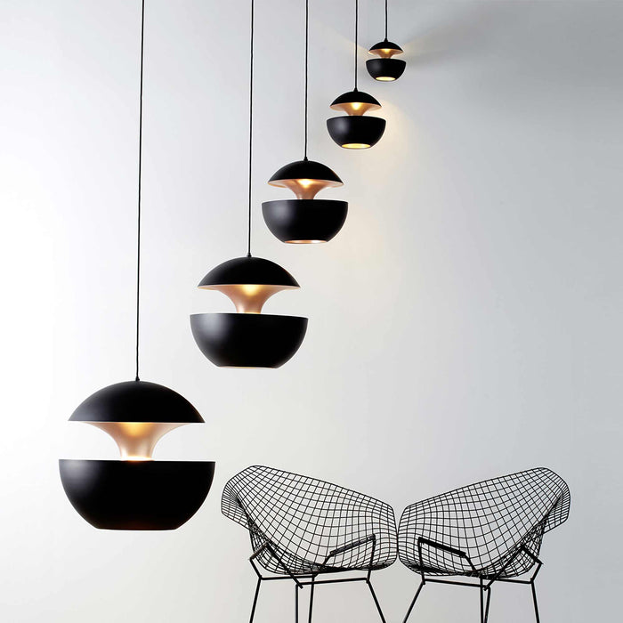 Here Comes the Sun LED Pendant Light in exhibition.