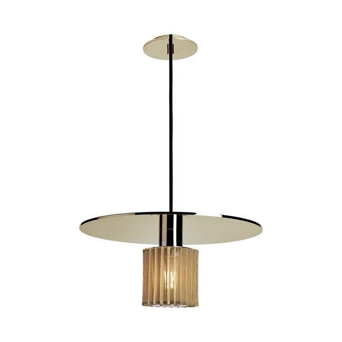 In The Sun LED Pendant Light in Gold/Gold (Large).