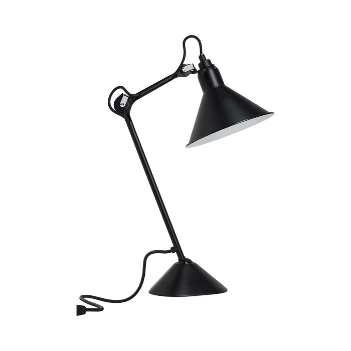 Lampe Gras N°205 LED Desk Lamp in Black (Conic Shade).