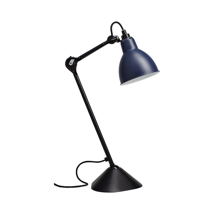Lampe Gras N°205 LED Desk Lamp in Blue (Round Shade).
