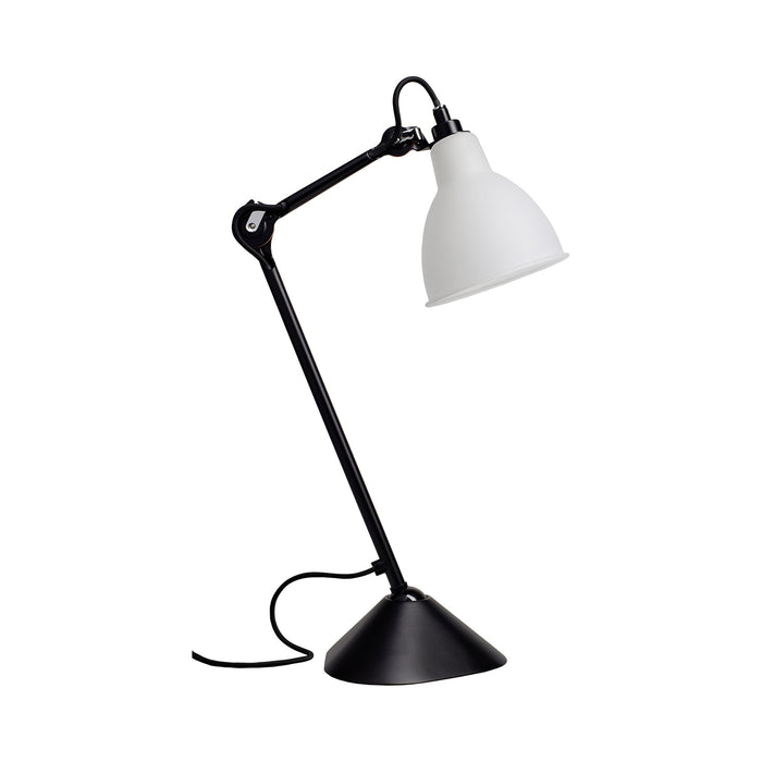 Lampe Gras N°205 LED Desk Lamp in Polycarbonate (Round Shade).