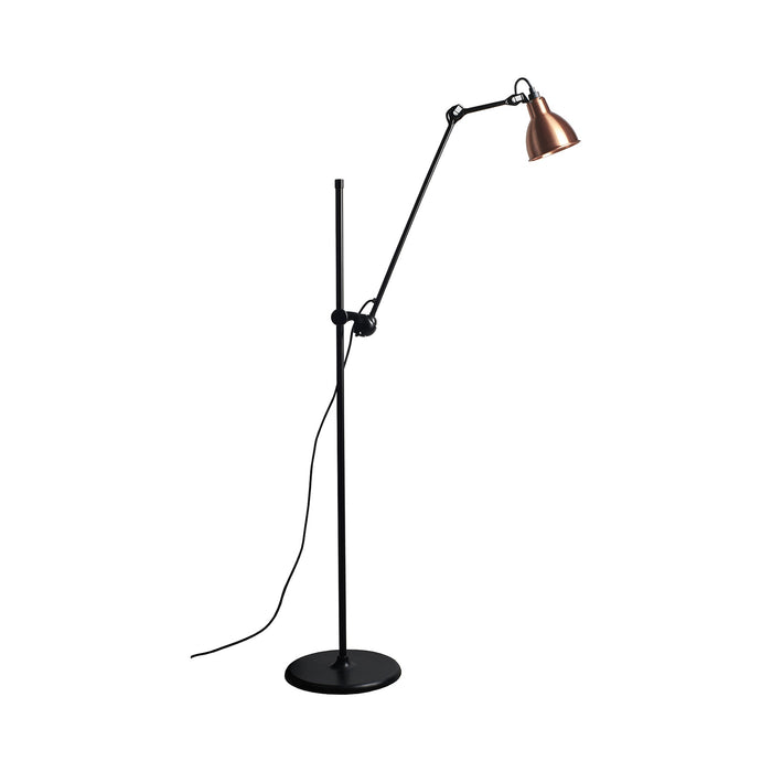 Lampe Gras N°215 LED Floor Lamp in Copper (Round Shade).